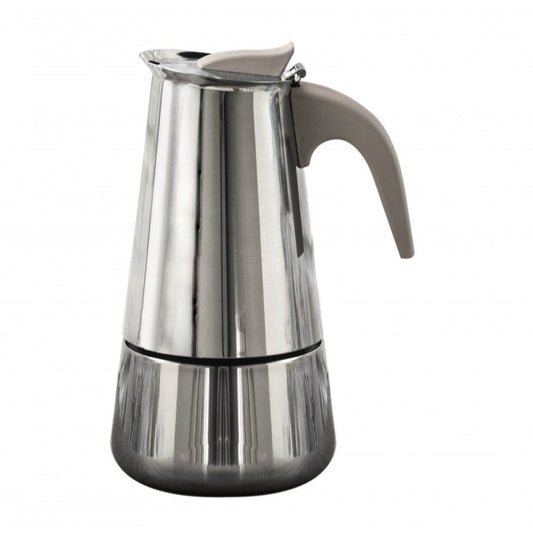 Caffettiera Inox 6 Tazze a Induzione - Brandani "Borbottina"