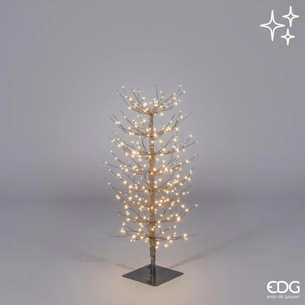 Albero Faggio con base H 90cm con 320 Luci Mini Led