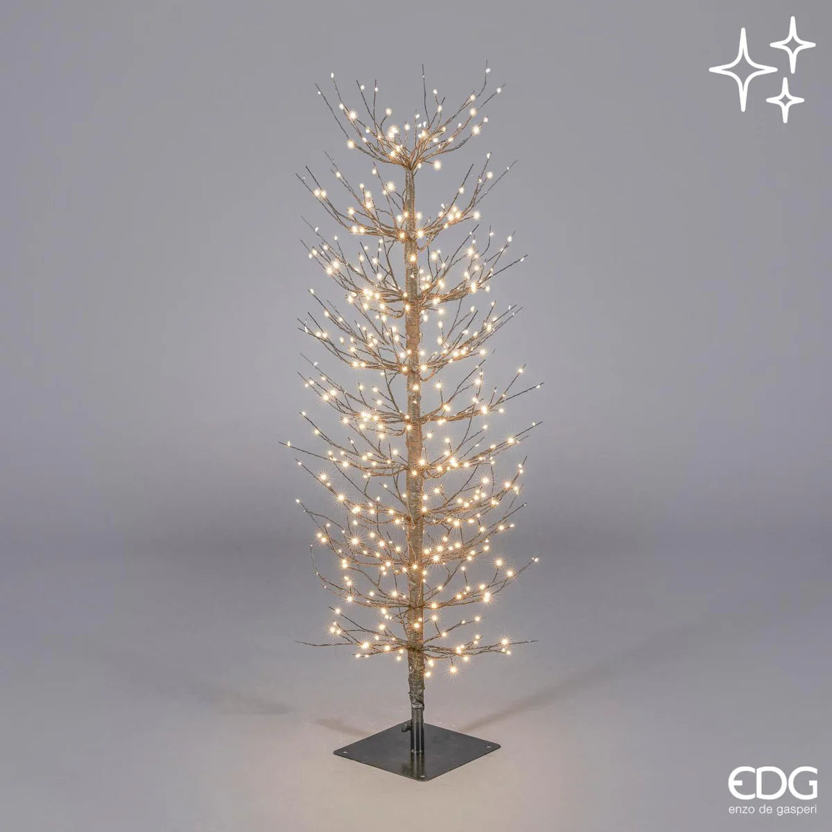 Albero Faggio con base H 120cm con 400 Luci Mini Led