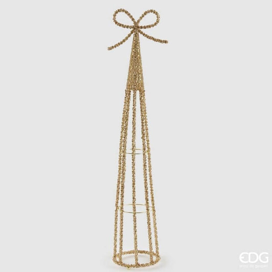 Decoro Cono in Metallo Jewel - H 66cm