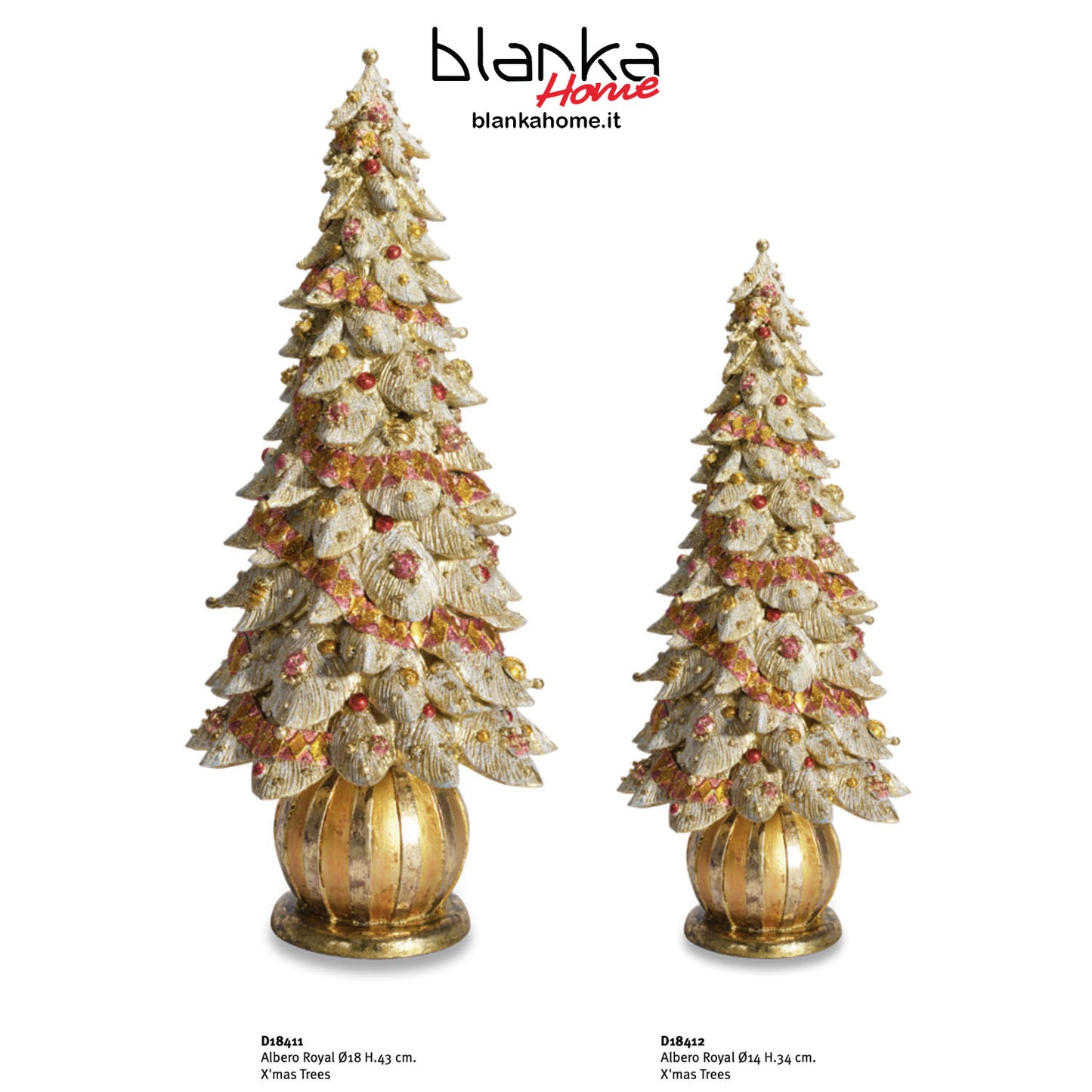 Albero di Natale “Royal” X'mas Trees (2 Misure) - Henriette