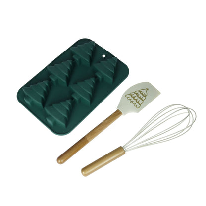 Set Dolcetto: Stampi in Silicone con Frusta e Leccapentola