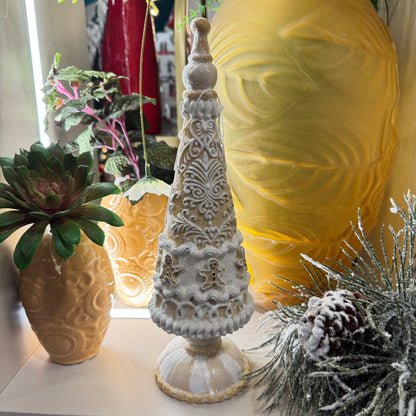 Decoro Natalizio Albero Marzapane