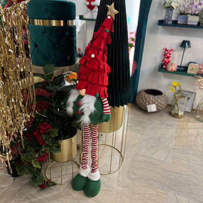 Decoro Gnomo Pino Telescopico - H 110cm