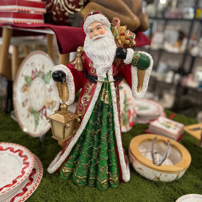 Babbo Natale con Lanterna Led e Sacco Doni