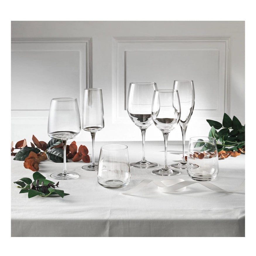 Set 6 Calici da Vino Grandi "Oblìo" in Vetro