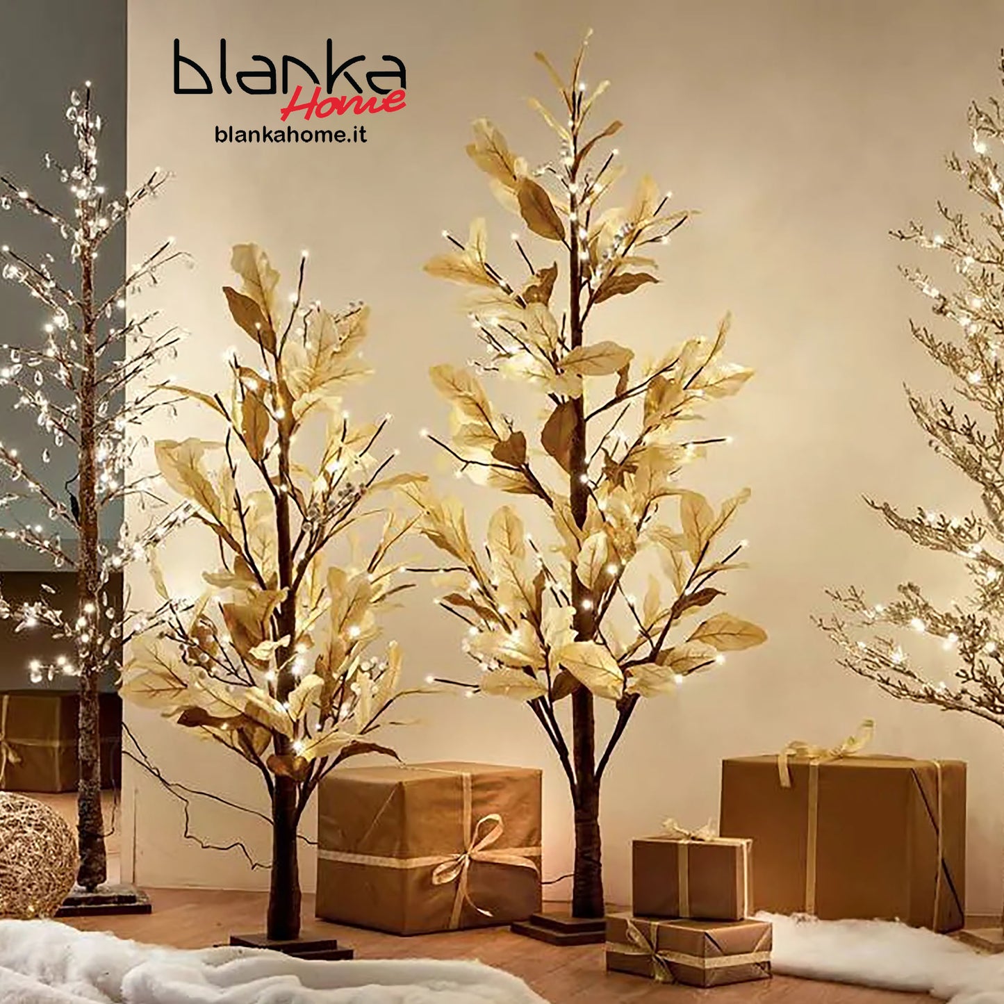 Alberi di Magnolia con Luci Led (2 Misure) - Brandani