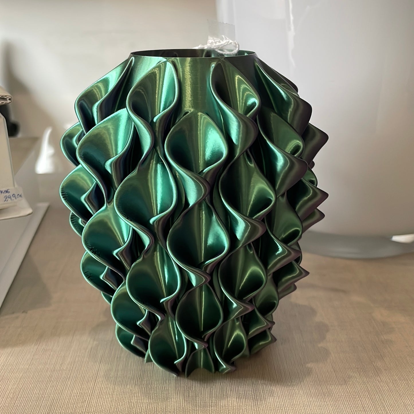 Vaso "Calle" Cangiante Bicolore Verde/Viola - 2 Misure