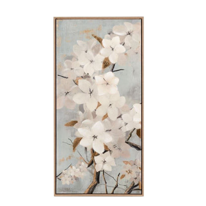 Set 3 Quadri in Stampa Serigrafica su Tela con Applicazioni - 50x100 (1Q266)