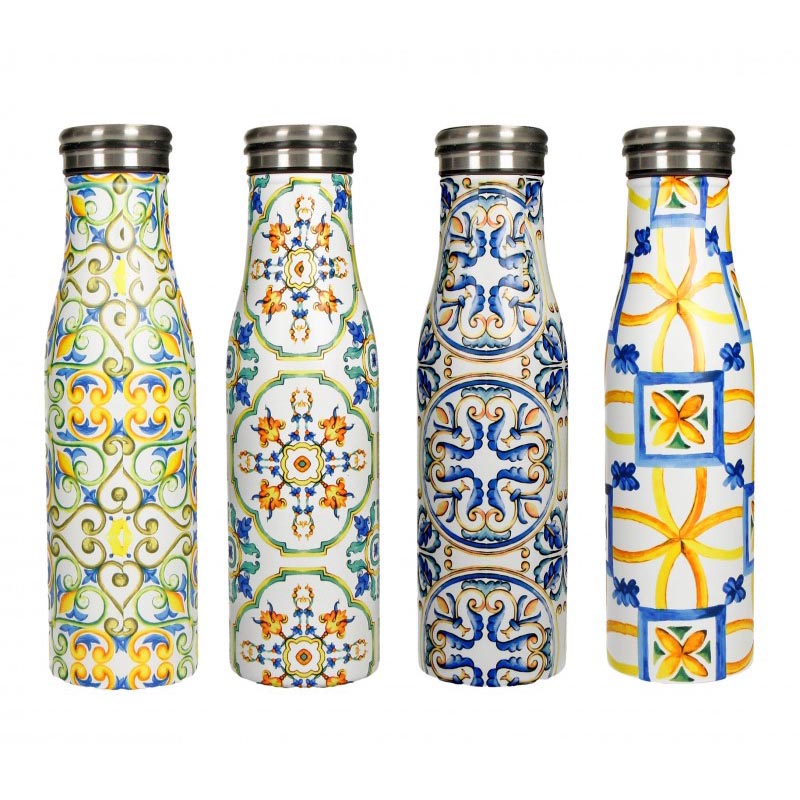 Bottiglia Termica Inox 450ml - Brandani Medicea Decori Assortiti