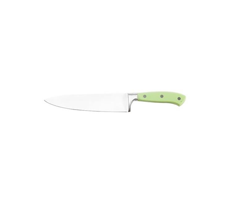 Ceppo Bianco con 5 Coltelli Inox Forgiati in Colori Assortiti - BRANDANI