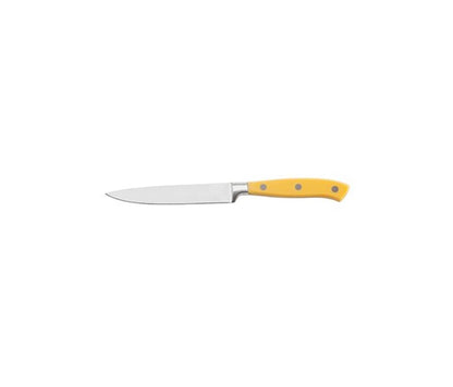 Ceppo Bianco con 5 Coltelli Inox Forgiati in Colori Assortiti - BRANDANI
