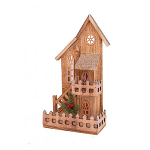 Baita in Legno con Luci Led - Brandani