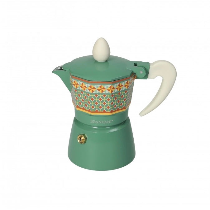 Caffettiera Flora Brandani Da 3 Tazze In Alluminio - Design Elegante, Per Piano Induzione - Foto 13