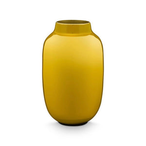 Mini Vaso Ovale in Metallo Smaltato in vari colori