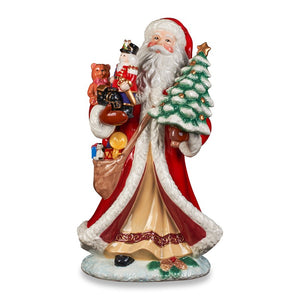 Statuetta Grande "Babbo Natale" in Ceramica - Henriette