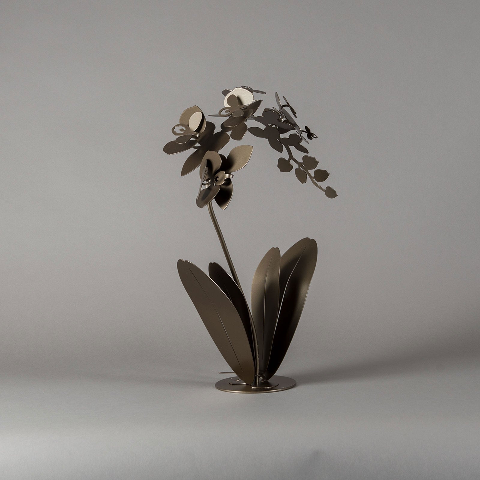Pianta Decorativa in Metallo - Orchidea di "Arti e Mestieri"